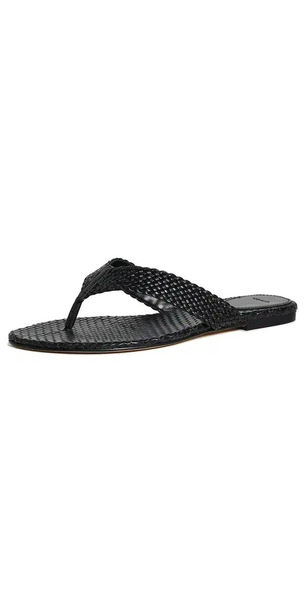 Vince Lotus Sandals Black