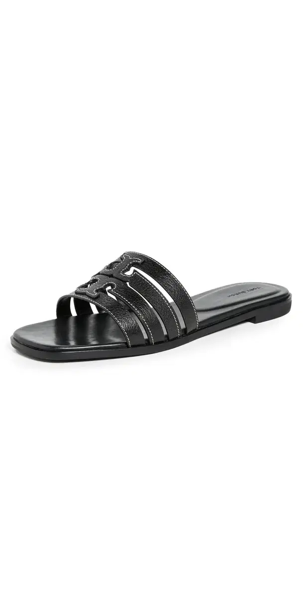 Tory Burch Ines Cage Slides Perfect Black / Perfect Black