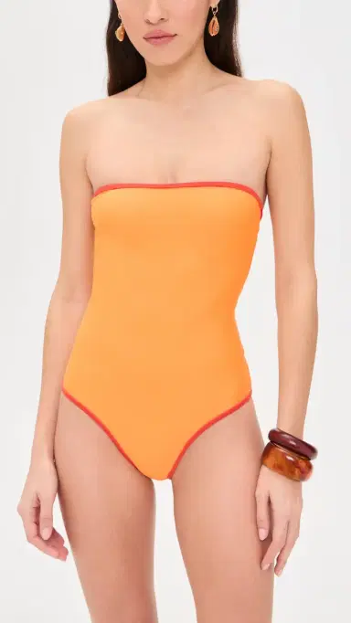 JADE Swim Sienna One Piece Sunrise with Red | Thumbnail 2