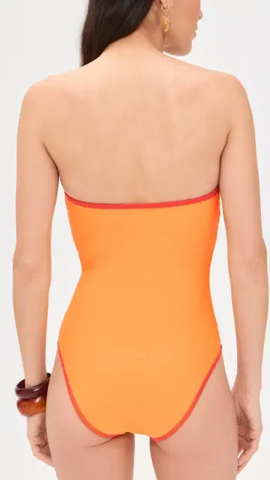 JADE Swim Sienna One Piece Sunrise with Red | Thumbnail 3