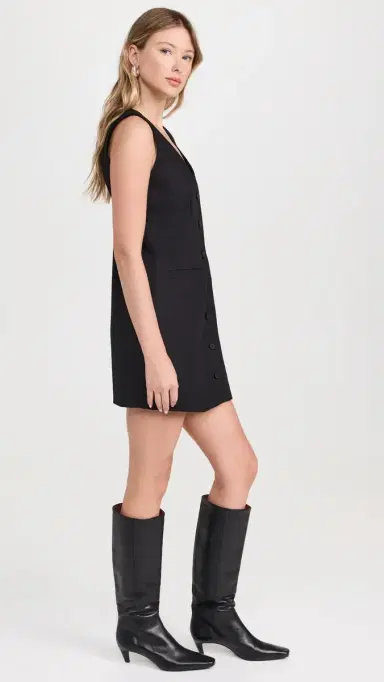o.p.t o. p.t Akiya Vest Mini Dress Black | Thumbnail 4