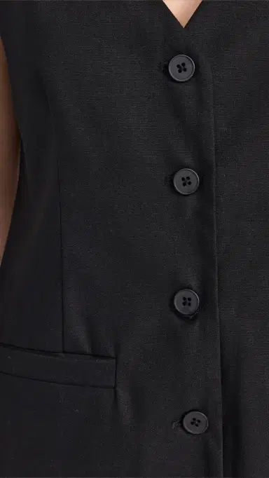 o.p.t o. p.t Akiya Vest Mini Dress Black | Thumbnail 6