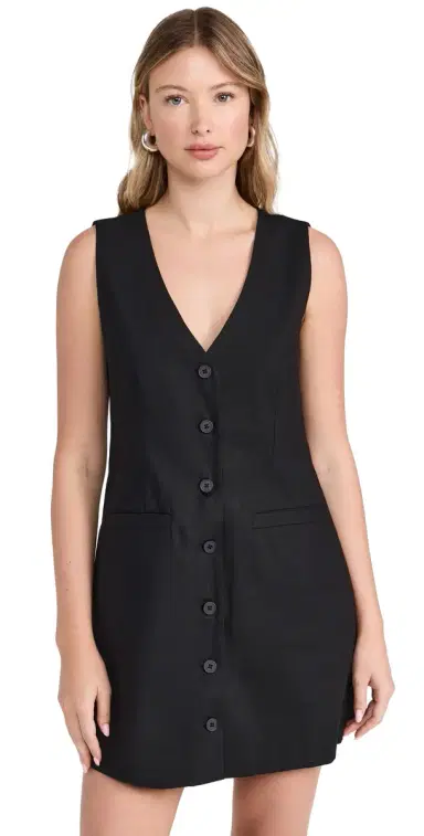 o.p.t o. p.t Akiya Vest Mini Dress Black | Thumbnail 1