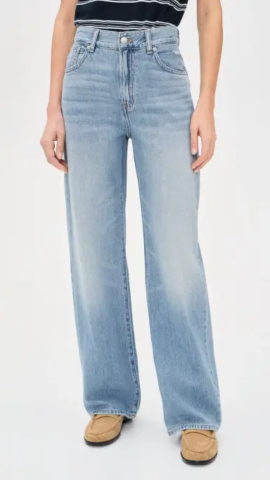 Madewell The Perfect Vintage Wide Leg Jeans In Airy Denim | Thumbnail 2