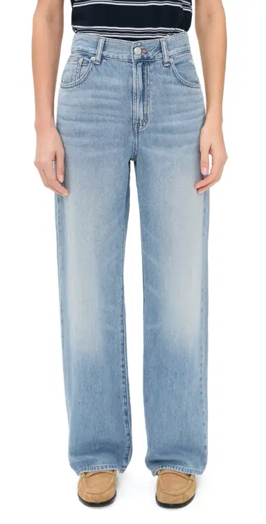 Madewell The Perfect Vintage Wide Leg Jeans In Airy Denim | Thumbnail 1