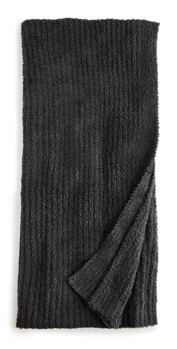 Barefoot Dreams CozyChic Ribbed Throw Carbon One Size
