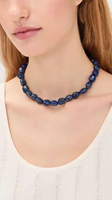 Shashi Clemence Lapis Necklace Lapis | Thumbnail 3