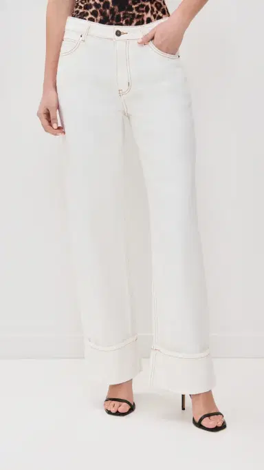 LIONESS Top Model Cuffed Jeans Porcelain XXL | Thumbnail 2 LIONESS Top Model Cuffed Jeans Porcelain XXL | Thumbnail 2