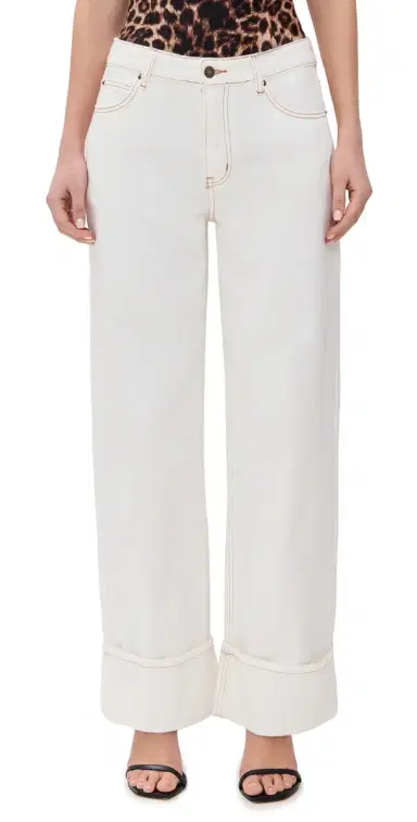 LIONESS Top Model Cuffed Jeans Porcelain XXL | Thumbnail 1 LIONESS Top Model Cuffed Jeans Porcelain XXL | Thumbnail 1