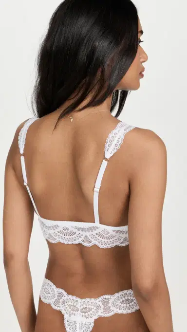 Eberjey The Mariana Whispers Thong White S | Thumbnail 3