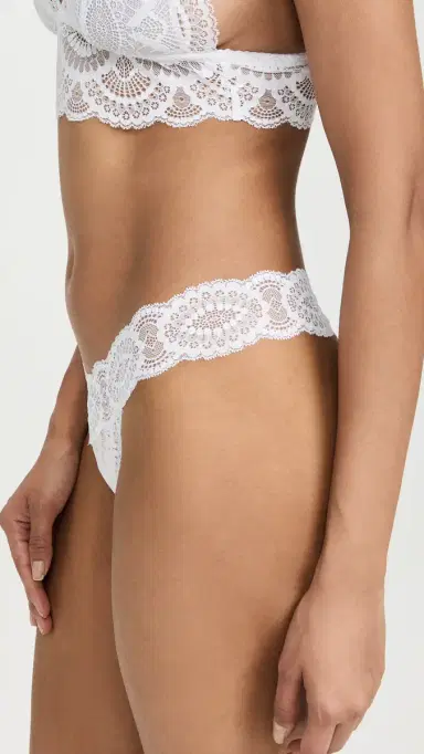 Eberjey The Mariana Whispers Thong White S | Thumbnail 4