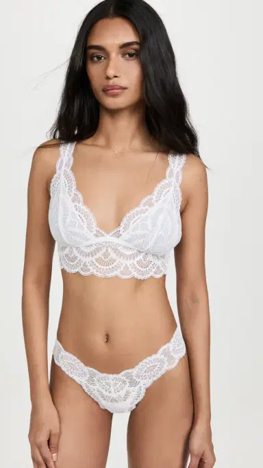 Eberjey The Mariana Whispers Thong White S | Thumbnail 5