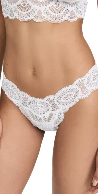 Eberjey The Mariana Whispers Thong White S | Thumbnail 1