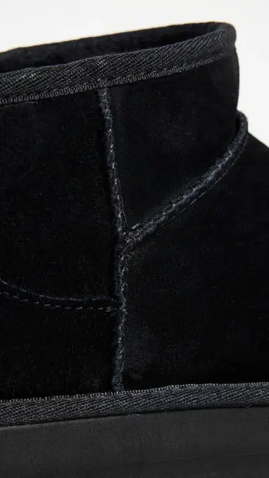 UGG Classic Ultra Mini Platform Boots Black 7 | Thumbnail 6