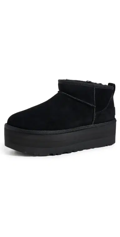 UGG Classic Ultra Mini Platform Boots Black 7 | Thumbnail 1