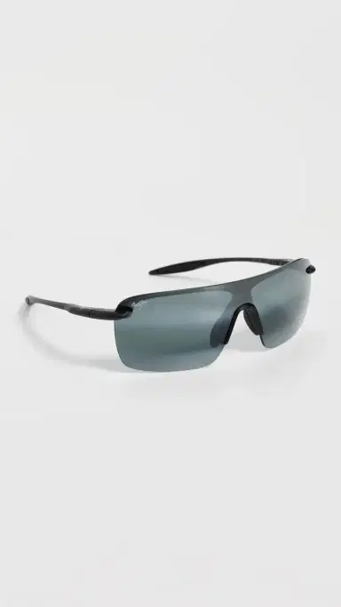 Maui Jim Palulu Sunglasses Black-Black-Grey One Size | Thumbnail 4