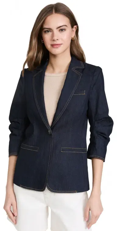 Cinq à Sept Denim Khloe Blazer Indigo 6 | Thumbnail 1
