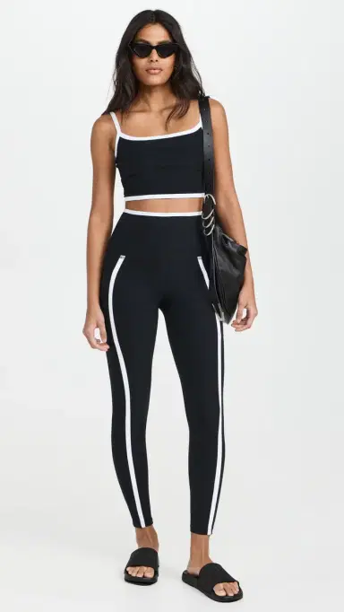 Beyond Yoga Spacedye New Moves High Waisted Midi Ankle Leggings Darkest Night | Thumbnail 5 Beyond Yoga Spacedye New Moves High Waisted Midi Ankle Leggings Darkest Night | Thumbnail 5