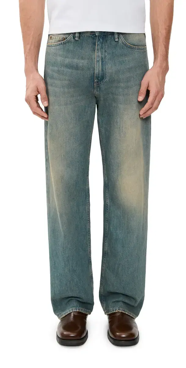 Stockholm Surfboard Club Frank Japanese Denim Relaxed Jeans Sand Blue