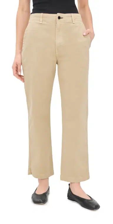 Askk NY Twill Pants Khaki | Thumbnail 1 Askk NY Twill Pants Khaki | Thumbnail 1