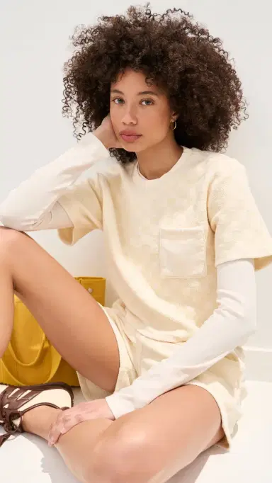 State & Lake Sofia Cropped Top Ivory S | Thumbnail 2