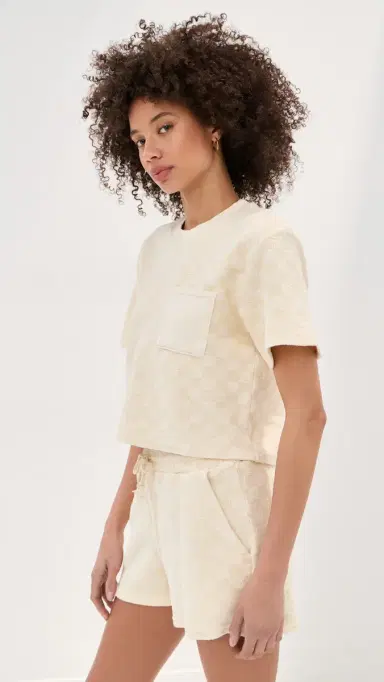 State & Lake Sofia Cropped Top Ivory S | Thumbnail 5