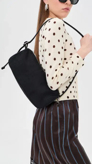 BAGGU Nylon Loaf Bag Black One Size | Thumbnail 3