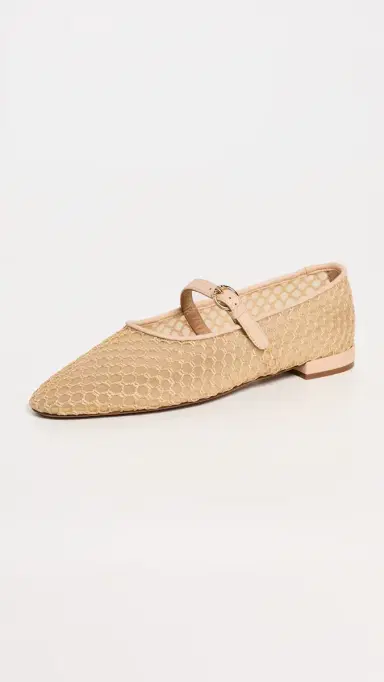 Ulla Johnson Isobel Mesh Ballet Flats Nude | Thumbnail 2