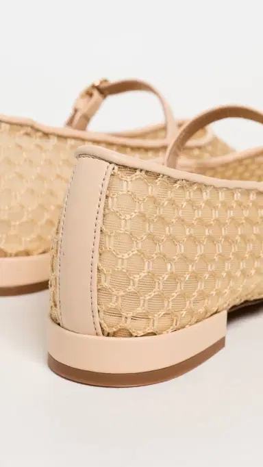 Ulla Johnson Isobel Mesh Ballet Flats Nude | Thumbnail 4