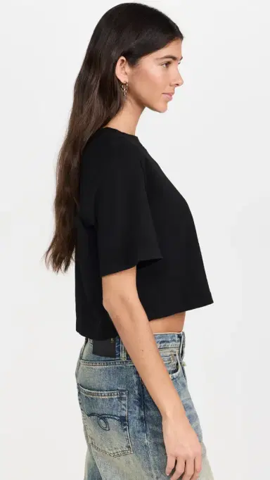 COTTON CITIZEN Tokyo Crop Tee Jet Black M | Thumbnail 4 COTTON CITIZEN Tokyo Crop Tee Jet Black M | Thumbnail 4