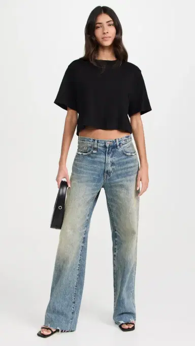 COTTON CITIZEN Tokyo Crop Tee Jet Black M | Thumbnail 5 COTTON CITIZEN Tokyo Crop Tee Jet Black M | Thumbnail 5