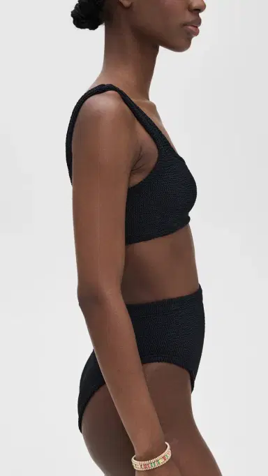 Hunza G Xandra Bikini Top Black One Size | Thumbnail 4
