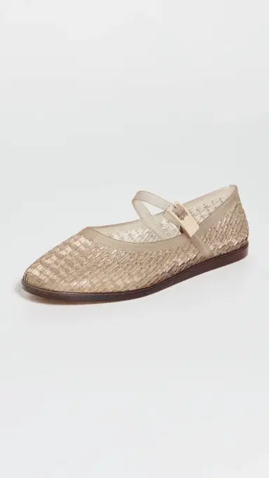 Melissa Harper Jelly Ballet Flats Clear Beige 7 | Thumbnail 2