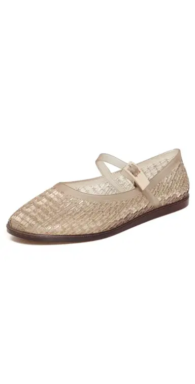 Melissa Harper Jelly Ballet Flats Clear Beige 7 | Thumbnail 1