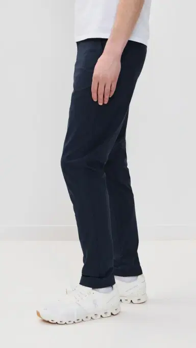 REIGNING CHAMP Stretch Warp Knit Coach's Slim Pants Navy 30 | Thumbnail 4