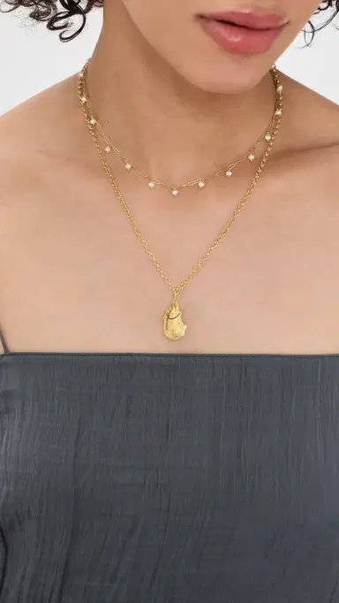 Chan Luu Cayman Pearl Necklace White Pearl One Size | Thumbnail 3 Chan Luu Cayman Pearl Necklace White Pearl One Size | Thumbnail 3