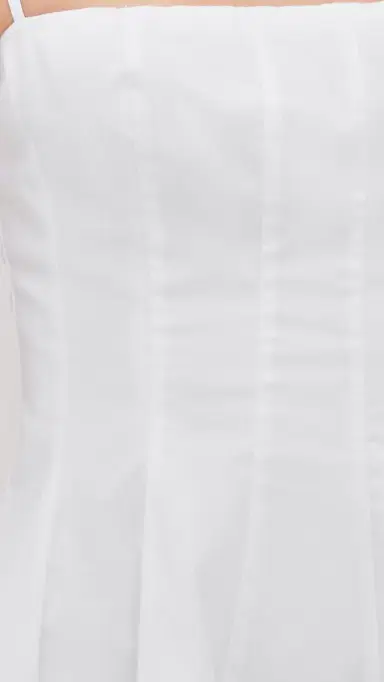 Staud Wylie Mini Dress White 8 | Thumbnail 6