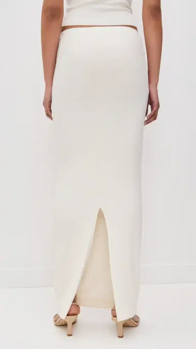 ÉTERNE Emma Skirt Cream | Thumbnail 3