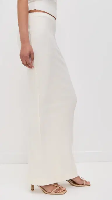 ÉTERNE Emma Skirt Cream | Thumbnail 4