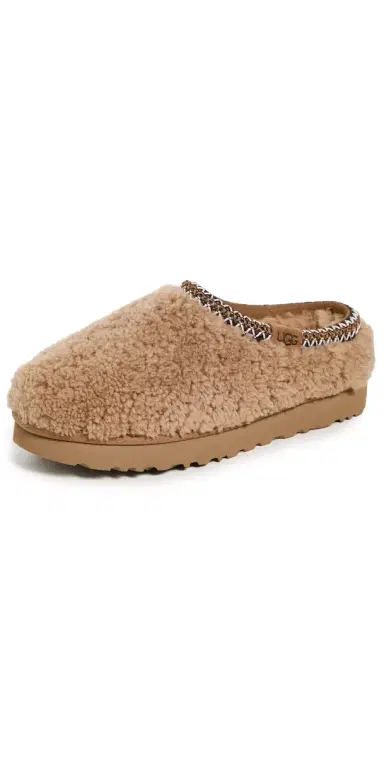 UGG Tasman Maxi Curly Slippers Chestnut 6 | Thumbnail 1