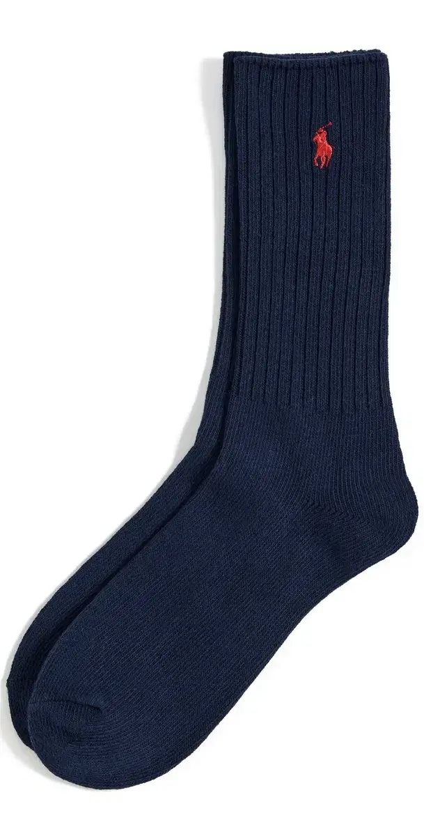 Polo Ralph Lauren Cotton Rib Crew Socks Navy