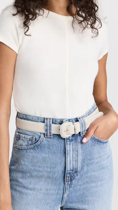 Anderson's Leather Belt Taupe | Thumbnail 3