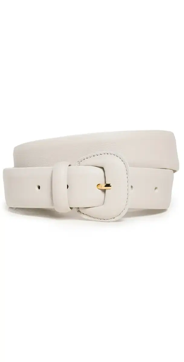 Leather Belt Taupe