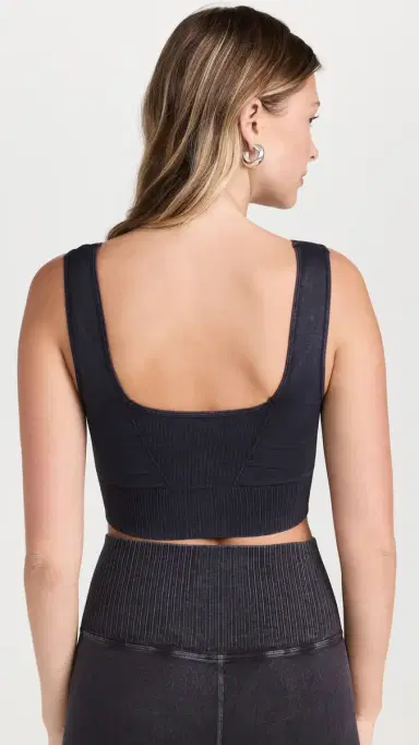 FP Movement Square Neck Good Karma Bra Black XL | Thumbnail 3