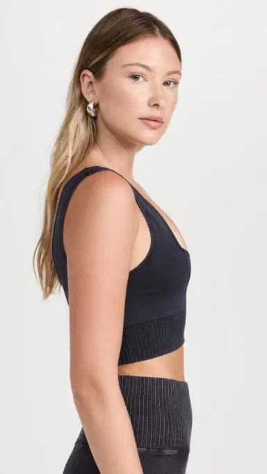 FP Movement Square Neck Good Karma Bra Black XL | Thumbnail 4