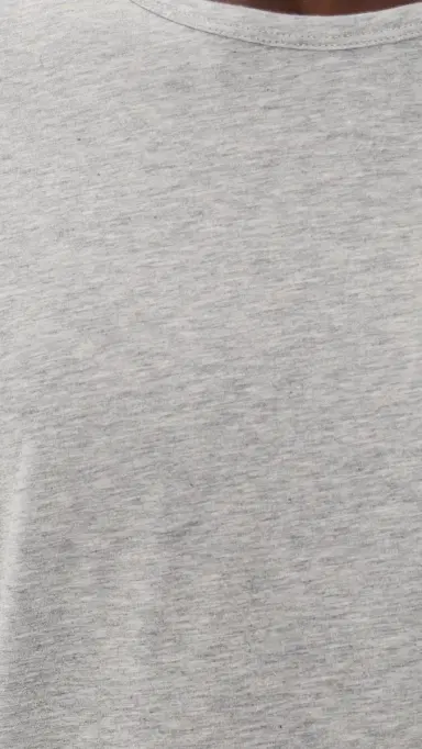 Theory Precise Cotton Tee Charcoal Heather | Thumbnail 6 Theory Precise Cotton Tee Charcoal Heather | Thumbnail 6