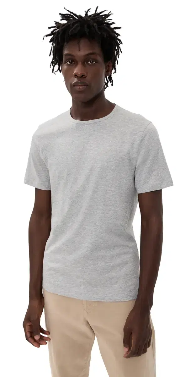 Precise Cotton Tee Charcoal Heather