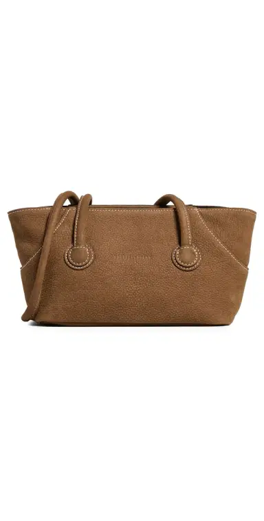 MARGESHERWOOD Boat Shopper Small Bag Chestnut Nubuck One Size | Thumbnail 1