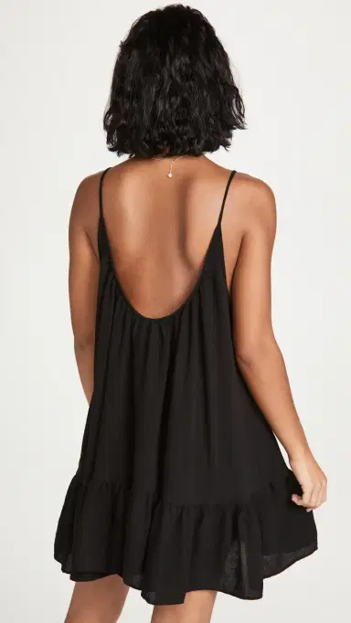 9seed St. Tropez Mini Dress Black One Size | Thumbnail 3 9seed St. Tropez Mini Dress Black One Size | Thumbnail 3