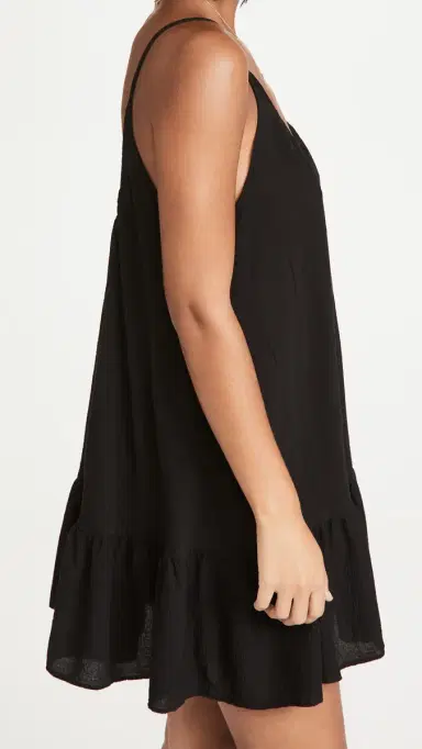 9seed St. Tropez Mini Dress Black One Size | Thumbnail 4 9seed St. Tropez Mini Dress Black One Size | Thumbnail 4
